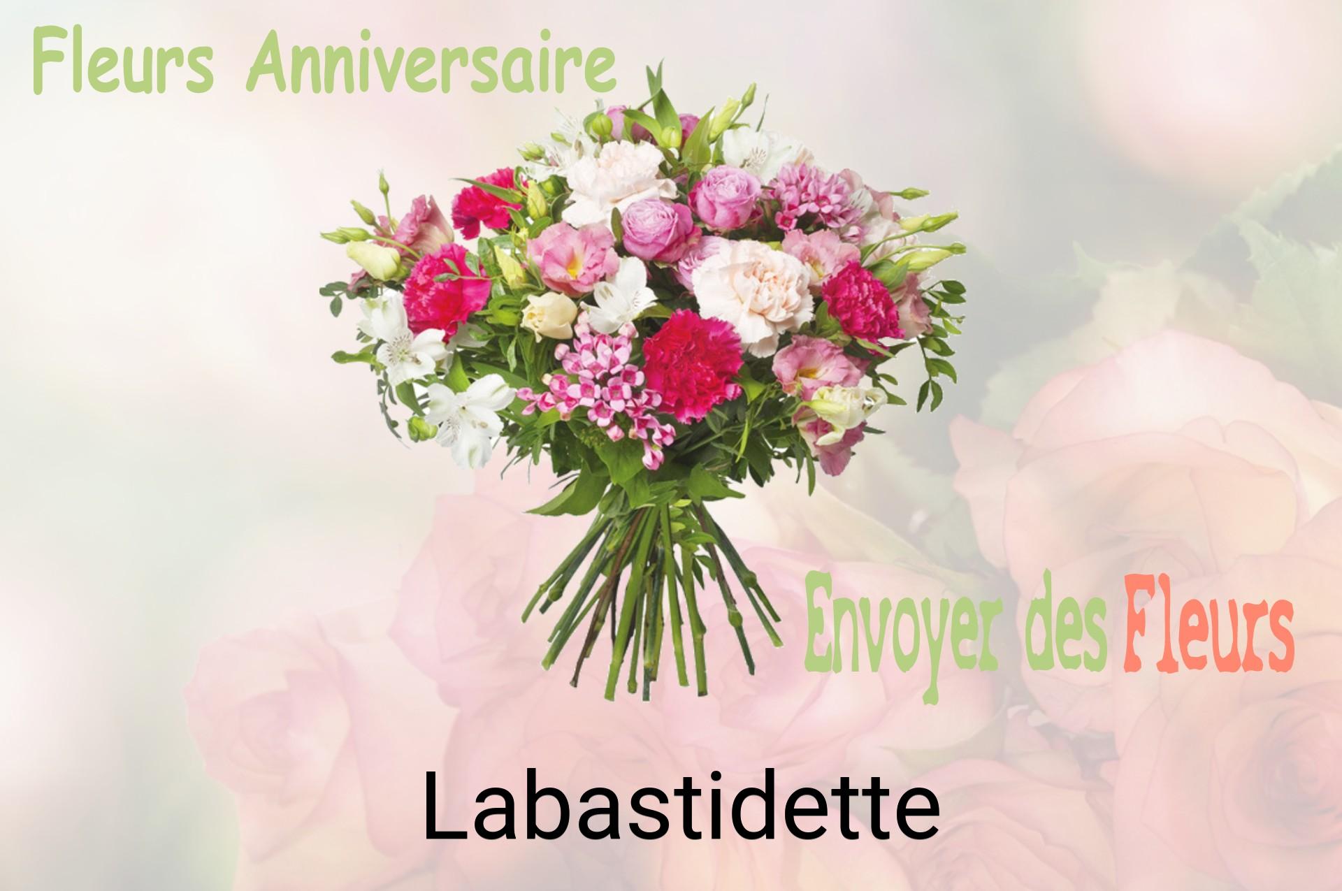 Bouquet de fleurs d’anniversaire livré à Labastidette